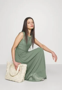 Vero Moda Petite VMMIA LACE BACK DRESS - Freizeitkleid - Laurel Wreath -Vero Moda Verkäufe a202e3602d184105add67f06eb5c7a25