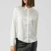 Vero Moda VMNOA LS WVN GA NOOS - Hemdbluse - Snow White