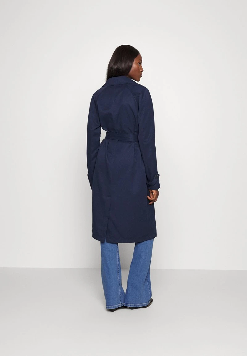 Vero Moda Tall VMLOU LONG - Trenchcoat - Navy Blazer 3 Vero Moda Tall VMLOU LONG - Trenchcoat - Navy Blazer – Bild 3