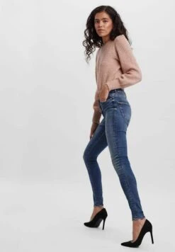 Vero Moda HIGH WAIST - Jeans Skinny Fit - Medium Blue Denim 9 Vero Moda HIGH WAIST - Jeans Skinny Fit - Medium Blue Denim -Vero Moda Verkäufe a5b3b81e9a894542b8c406ad6e04ad28