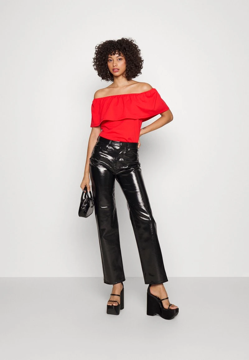 Vero Moda VMDORTY OFF SHOULDER SHORT - Bluse - Bittersweet 2 Vero Moda VMDORTY OFF SHOULDER SHORT - Bluse - Bittersweet – Bild 2