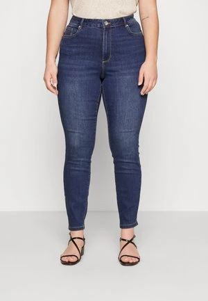 Vero Moda Curve CURVE - Jeans Skinny Fit - Dark Blue Denim 5 Vero Moda Curve CURVE - Jeans Skinny Fit - Dark Blue Denim – Bild 5