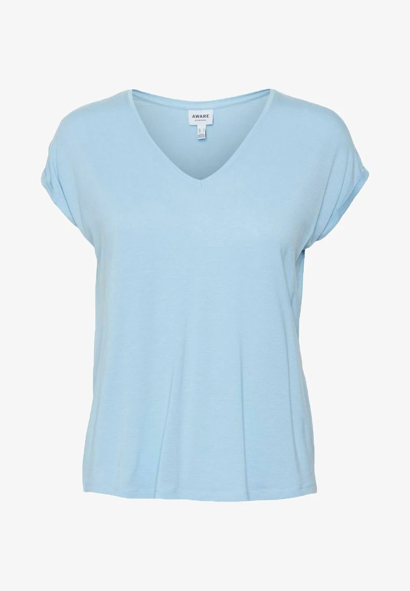 Vero Moda V NECK - T-Shirt Basic - Blue Bell 5 Vero Moda V NECK - T-Shirt Basic - Blue Bell – Bild 5