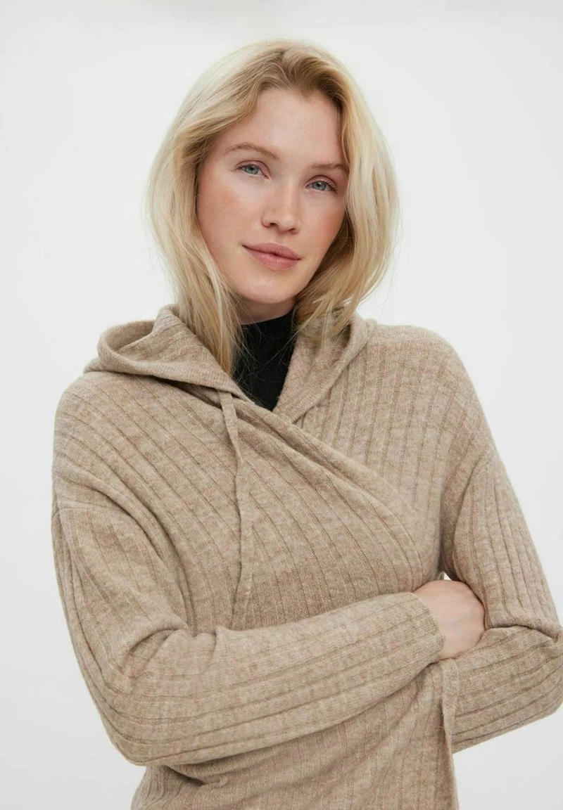 Vero Moda OPEN - Strickjacke - Silver Mink 4 Vero Moda OPEN - Strickjacke - Silver Mink – Bild 4