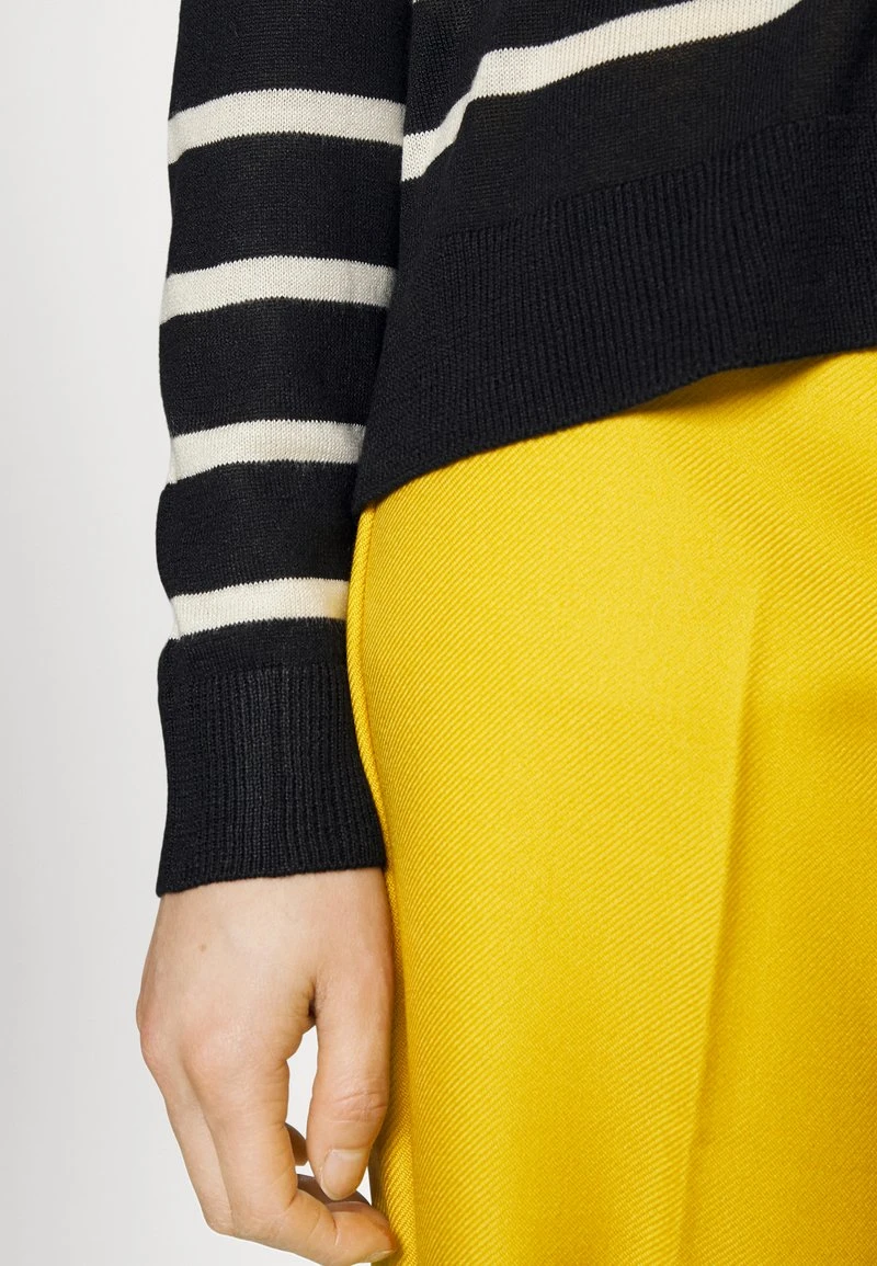 Vero Moda Petite VMNOVA O NECK - Strickpullover - Black/birch 6 Vero Moda Petite VMNOVA O NECK - Strickpullover - Black/birch – Bild 6