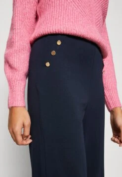 Vero Moda VMLIANNA WIDE PANTS - Stoffhose - Navy Blazer -Vero Moda Verkäufe a8f62687525d4ea393e297be49894ee5