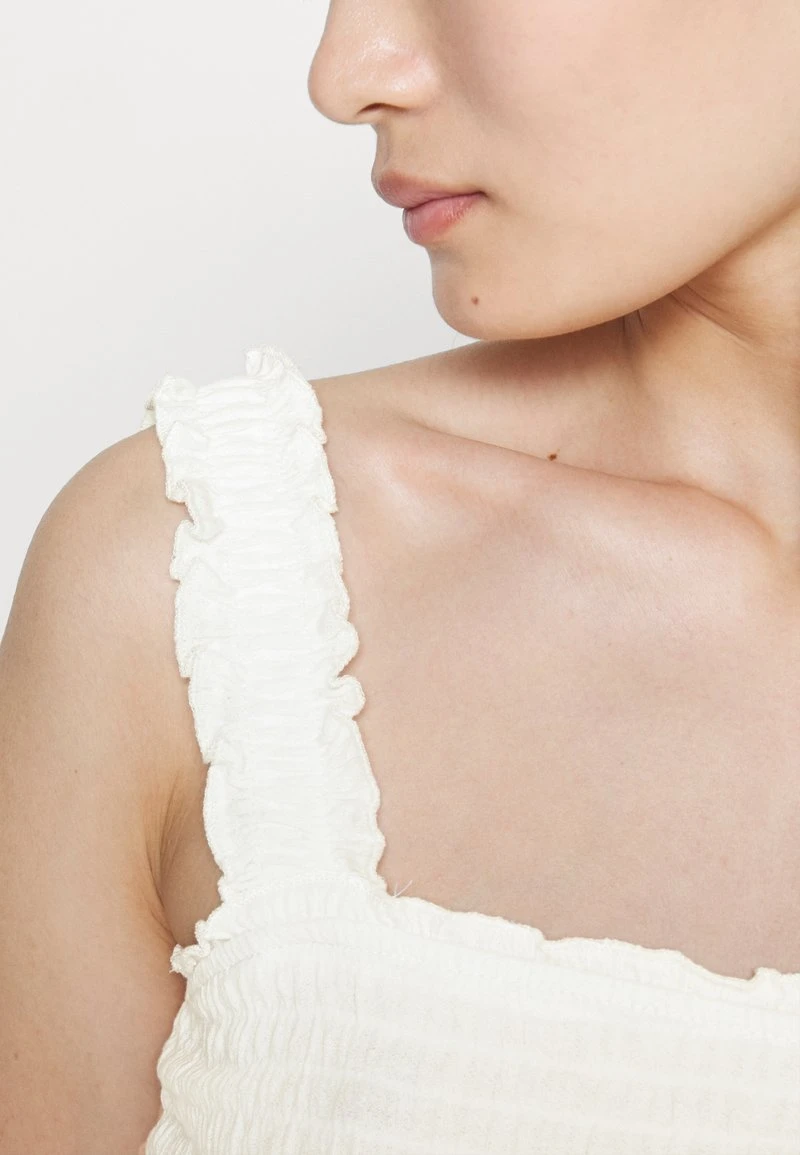 Vero Moda Petite VMMEDOSIABEL CROP - Top - Snow White 6 Vero Moda Petite VMMEDOSIABEL CROP - Top - Snow White – Bild 6