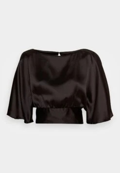 Vero Moda VMMILENA TIE - Bluse - Black -Vero Moda Verkäufe abba39ea16e343da864078f1471129f6