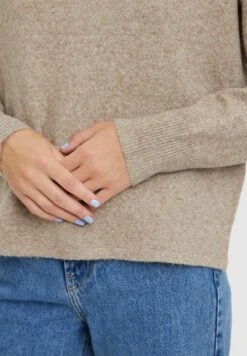 Vero Moda V AUSSCHNITT LANGARM - Strickpullover - Braun -Vero Moda Verkäufe abf2395e28bc49f9a350d2952f9688fc
