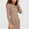 Vero Moda VMKIKI O-NECK DRESS - Etuikleid - Silver Mink