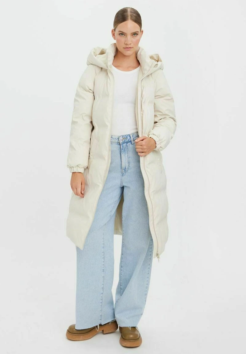 Vero Moda VMNOE LONG COATED BOOS - Wintermantel - Birch 2 Vero Moda VMNOE LONG COATED BOOS - Wintermantel - Birch – Bild 2