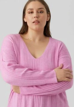 Vero Moda Curve Strickpullover - Cyclamen -Vero Moda Verkäufe b11e09c3e2f2408ba9801cfdfdd43fc3