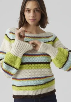 Vero Moda VMELSTAR LS BOATNECK GA EXP - Strickpullover - Birch -Vero Moda Verkäufe b1c2e99a97da49c4afbb0655b02a0caf