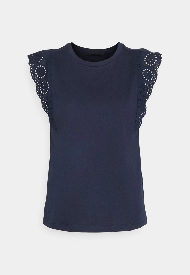 Vero Moda Petite VMHOLLYN - T-Shirt Print - Navy Blazer 5 Vero Moda Petite VMHOLLYN - T-Shirt Print - Navy Blazer – Bild 5