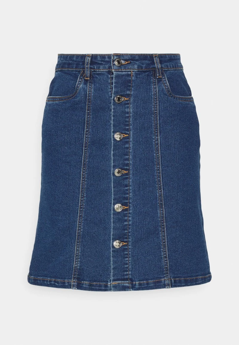 Vero Moda Tall VMPETRA SHORT DENIM SKIRT - Jeansrock - Medium Blue Denim 5 Vero Moda Tall VMPETRA SHORT DENIM SKIRT - Jeansrock - Medium Blue Denim – Bild 5