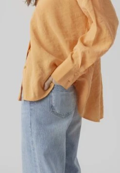 Vero Moda QUEENY LS WVN GA NOOS - Hemdbluse - Mock Orange -Vero Moda Verkäufe b34d18c923f04e318f04b4373c4844ed