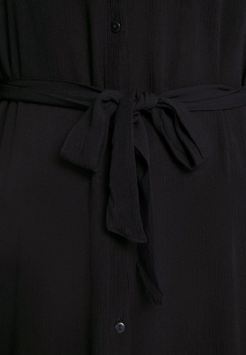 Vero Moda Curve VMMENNY CALF SHIRT DRESS - Freizeitkleid - Black Solid 4 Vero Moda Curve VMMENNY CALF SHIRT DRESS - Freizeitkleid - Black Solid – Bild 4