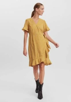 Vero Moda FRILL NOOS - Freizeitkleid - Blue Bell -Vero Moda Verkäufe b4ab44314dd24c77a7b96bd012e4c704