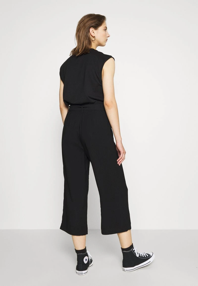 Vero Moda VMEMILY CULOTTE PANT - Stoffhose - Black 3 Vero Moda VMEMILY CULOTTE PANT - Stoffhose - Black – Bild 3