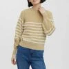 Vero Moda Strickpullover - Safari