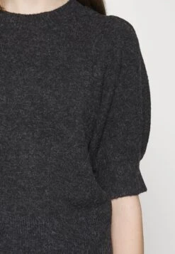 Vero Moda Petite VMDOFFY O NECK - T-Shirt Basic - Black Melange 10 Vero Moda Petite VMDOFFY O NECK - T-Shirt Basic - Black Melange -Vero Moda Verkäufe b66d2da07e214d5a9a0c6c0a182f2b77