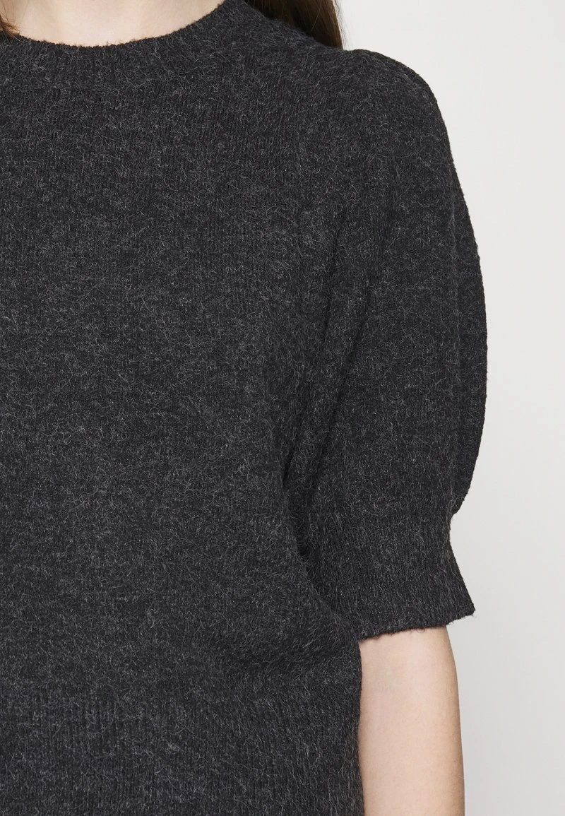 Vero Moda Petite VMDOFFY O NECK - T-Shirt Basic - Black Melange 5 Vero Moda Petite VMDOFFY O NECK - T-Shirt Basic - Black Melange – Bild 5