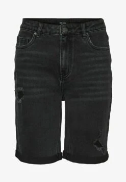 Vero Moda VMBRENDA LONG MIX - Jeans Shorts - Black Denim -Vero Moda Verkäufe b6e46643955f469ca798d91cbfe029df