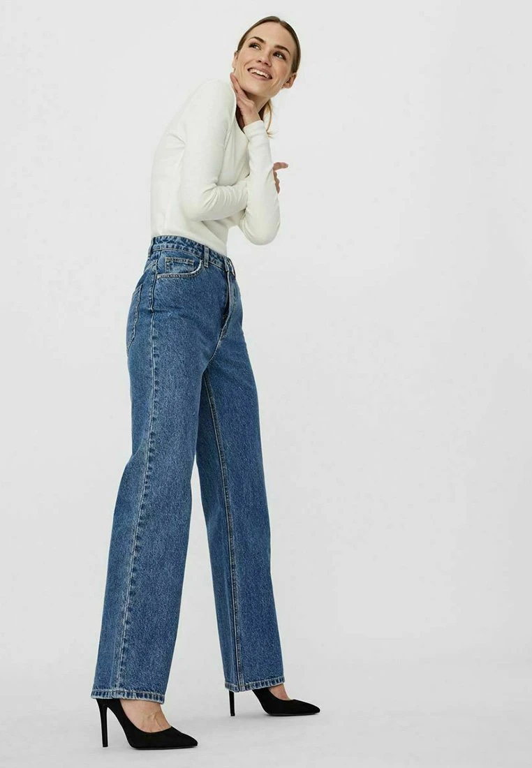 Vero Moda Jeans Straight Leg - Medium Blue Denim 2 Vero Moda Jeans Straight Leg - Medium Blue Denim – Bild 2