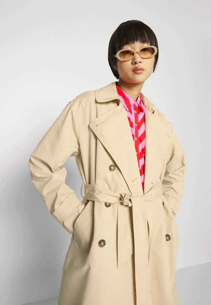 Vero Moda Petite VMPERNILLEMIE LONG - Trenchcoat - Irish Cream 4 Vero Moda Petite VMPERNILLEMIE LONG - Trenchcoat - Irish Cream – Bild 4