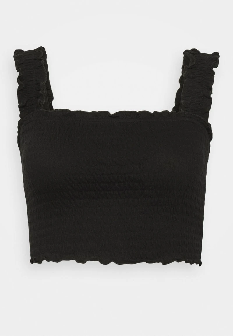 Vero Moda Petite VMMEDOSIABEL CROP - Top - Black 5 Vero Moda Petite VMMEDOSIABEL CROP - Top - Black – Bild 5