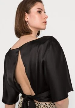 Vero Moda VMMILENA TIE - Bluse - Black -Vero Moda Verkäufe b84457fd59214dbf8a88bb3b4534530f