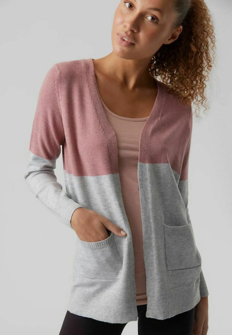 Vero Moda Strickjacke - Light Grey Melange 4 Vero Moda Strickjacke - Light Grey Melange – Bild 4