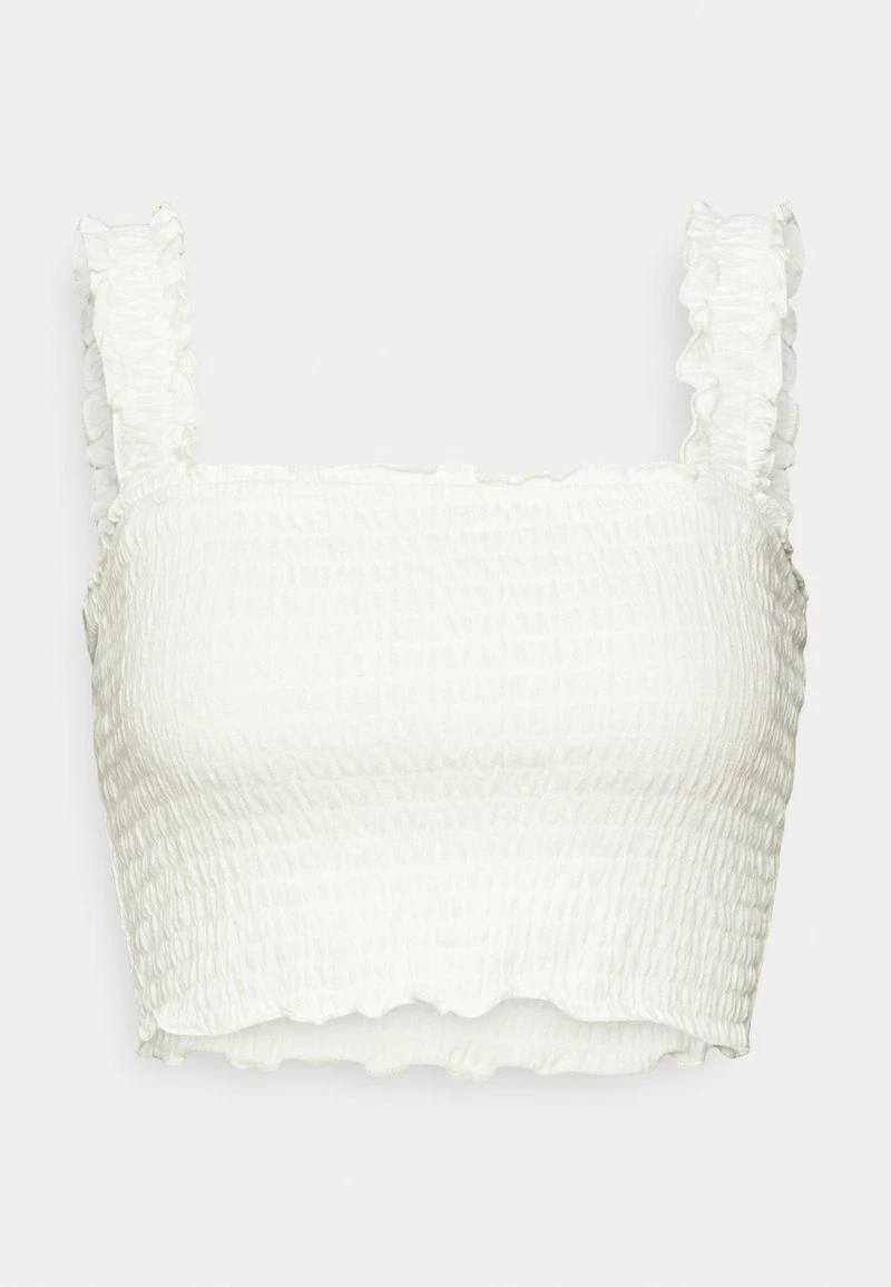 Vero Moda Petite VMMEDOSIABEL CROP - Top - Snow White 5 Vero Moda Petite VMMEDOSIABEL CROP - Top - Snow White – Bild 5