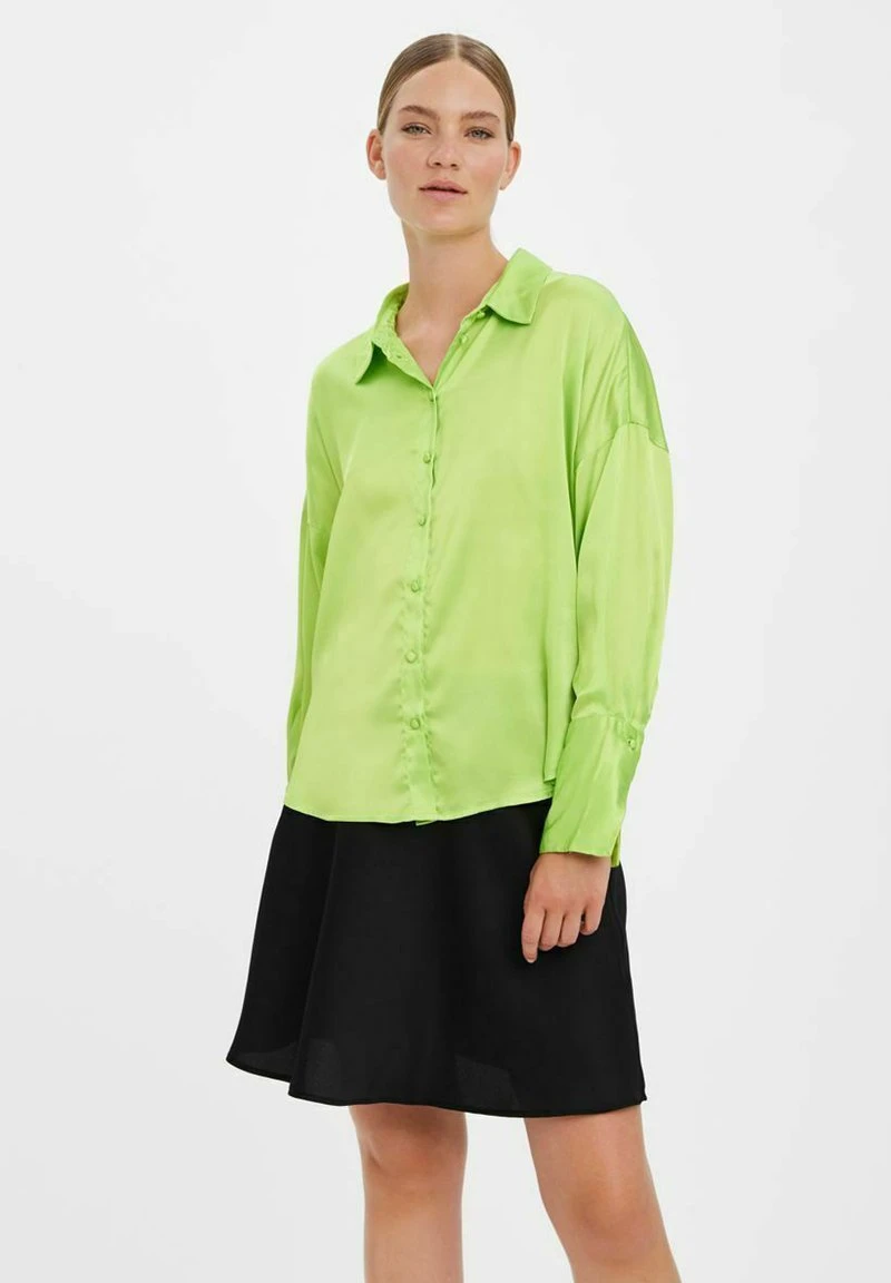 Vero Moda Hemdbluse - Lime Green 1 Vero Moda Hemdbluse - Lime Green