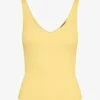 Vero Moda RIPPSTRICK - Top - Lemon Meringue