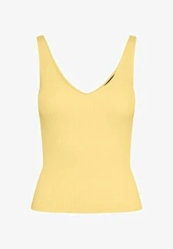 Vero Moda RIPPSTRICK - Top - Lemon Meringue