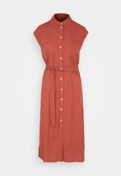 Vero Moda VMMYMILO CALF SHIRT DRESS - Blusenkleid - Marsala -Vero Moda Verkäufe c0deaaa557a34029a002ab5906c540d0