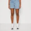 Vero Moda VMZURI HR MIX NOOS - Jeans Shorts - Light Blue Denim