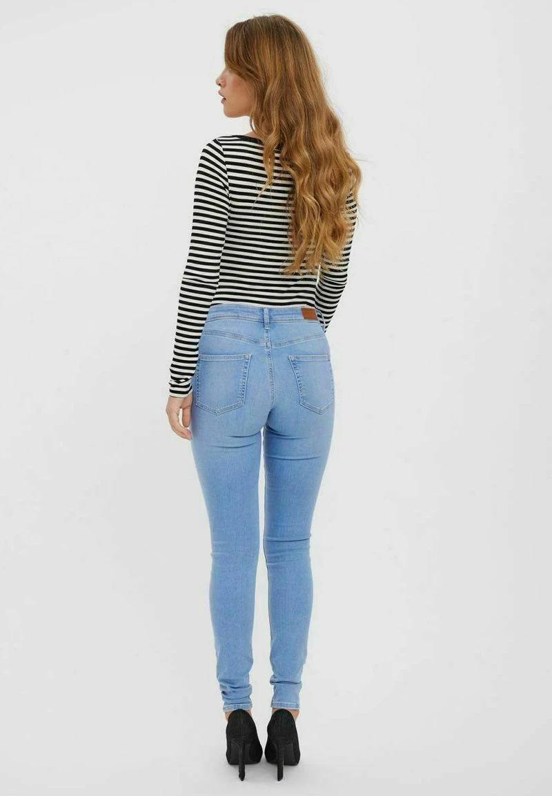 Vero Moda Jeans Skinny Fit - Light Blue Denim 3 Vero Moda Jeans Skinny Fit - Light Blue Denim – Bild 3