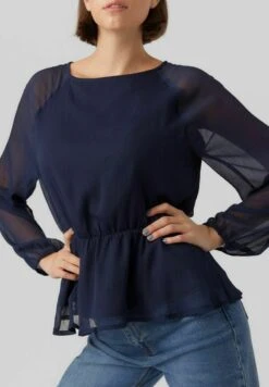 Vero Moda Bluse - Navy Blazer -Vero Moda Verkäufe c502f3ebb8ad4fa78fb9019af6054b5e