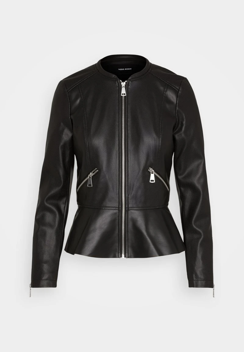 Vero Moda VMAVERYALLY JACKET - Kunstlederjacke - Black 5 Vero Moda VMAVERYALLY JACKET - Kunstlederjacke - Black – Bild 5