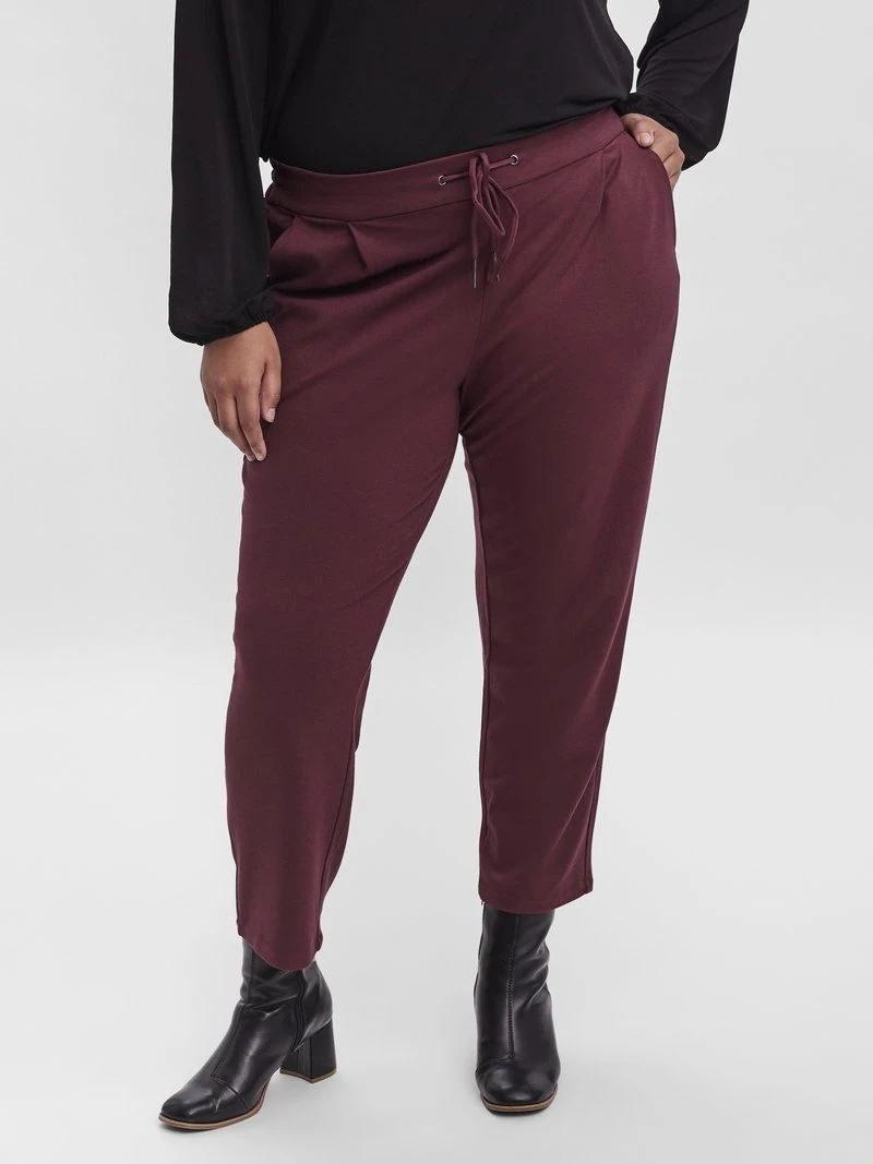 Vero Moda Curve MID-RISE - Stoffhose - Port Royale 6 Vero Moda Curve MID-RISE - Stoffhose - Port Royale – Bild 6