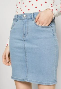 Vero Moda VMLUNA SKIRT - Jeansrock - Light Blue Denim -Vero Moda Verkäufe c816a85eb9af4c558d9dee84cb607bef