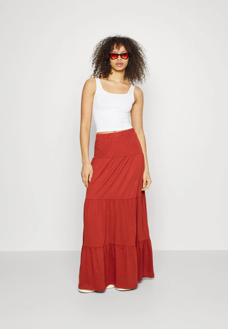 Vero Moda Tall VMMIA MAXI SKIRT - Maxirock - Barn Red 2 Vero Moda Tall VMMIA MAXI SKIRT - Maxirock - Barn Red – Bild 2