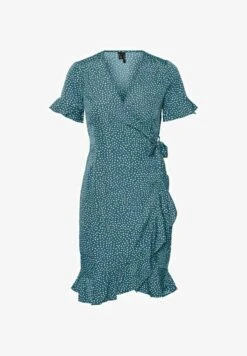 Vero Moda FRILL NOOS - Freizeitkleid - Blue Bell -Vero Moda Verkäufe cae3f83f9b8544e4a53378de1df52b1c