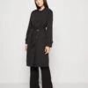 Vero Moda VMPERNILLEMIE LONG COAT - Trenchcoat - Black