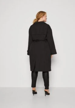 Vero Moda Curve VMPERNILLEMIE LONG - Trenchcoat - Black -Vero Moda Verkäufe cc844b2ada5f41d59de8ce78920ad92f