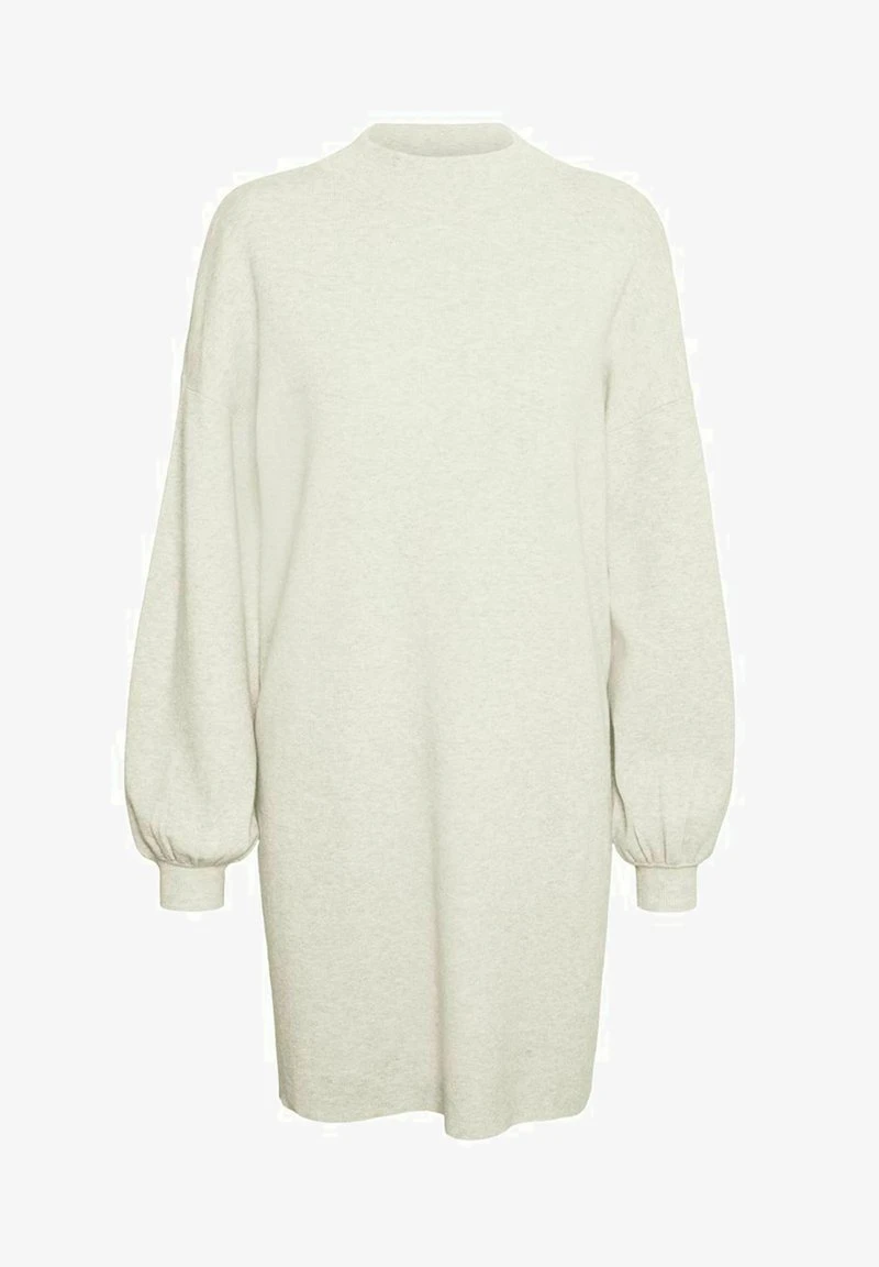 Vero Moda VMNANCY FUNNELNECK DRESS - Strickkleid - Birch 5 Vero Moda VMNANCY FUNNELNECK DRESS - Strickkleid - Birch – Bild 5