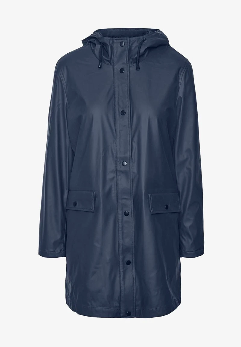 Vero Moda VMASTA COATED NOOS - Regenjacke / Wasserabweisende Jacke - Navy Blazer 5 Vero Moda VMASTA COATED NOOS - Regenjacke / Wasserabweisende Jacke - Navy Blazer – Bild 5