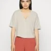 Vero Moda VMJESMILO - Bluse - Silver Lining